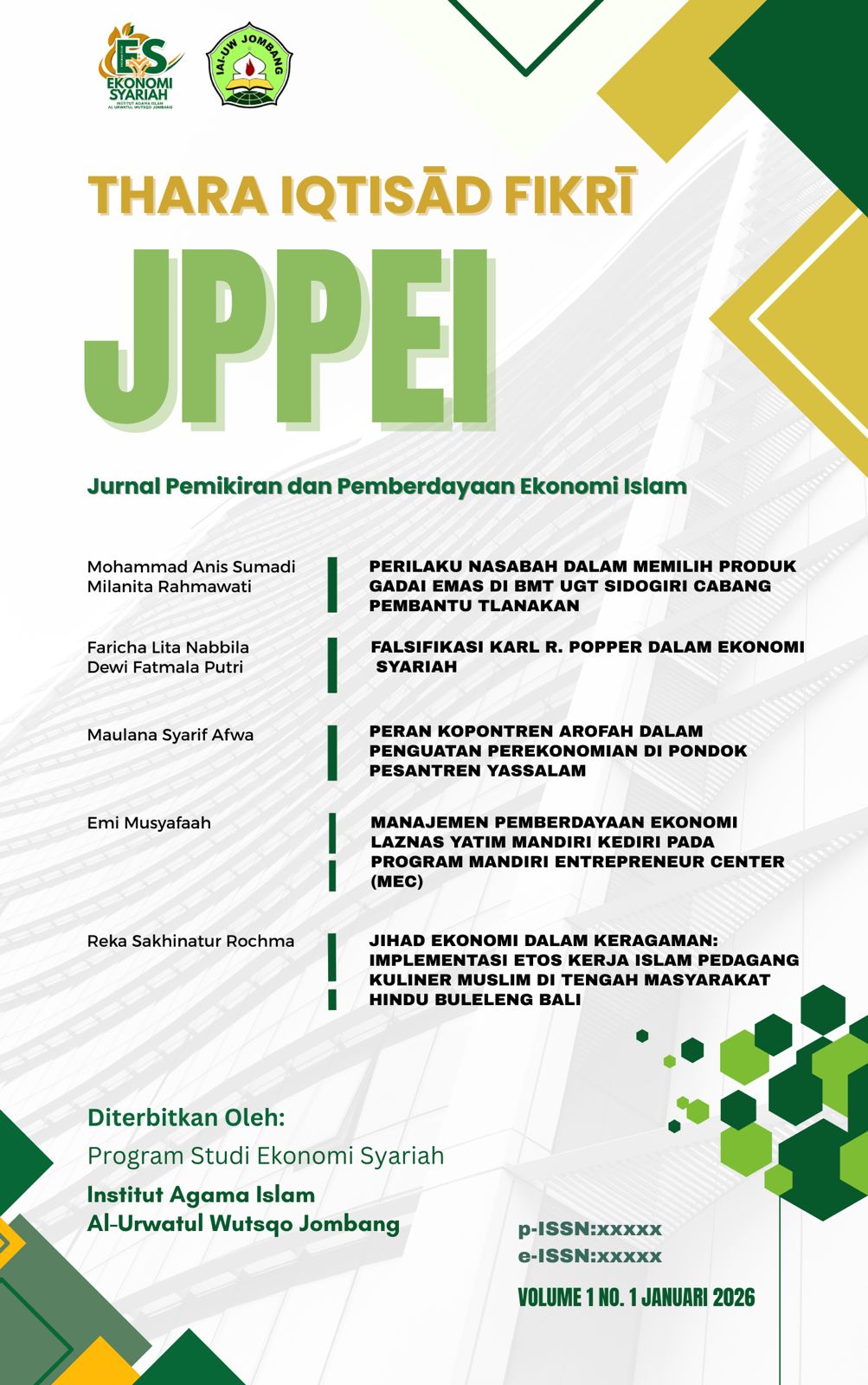 					View Vol. 1 No. 1 (2026): Januari
				